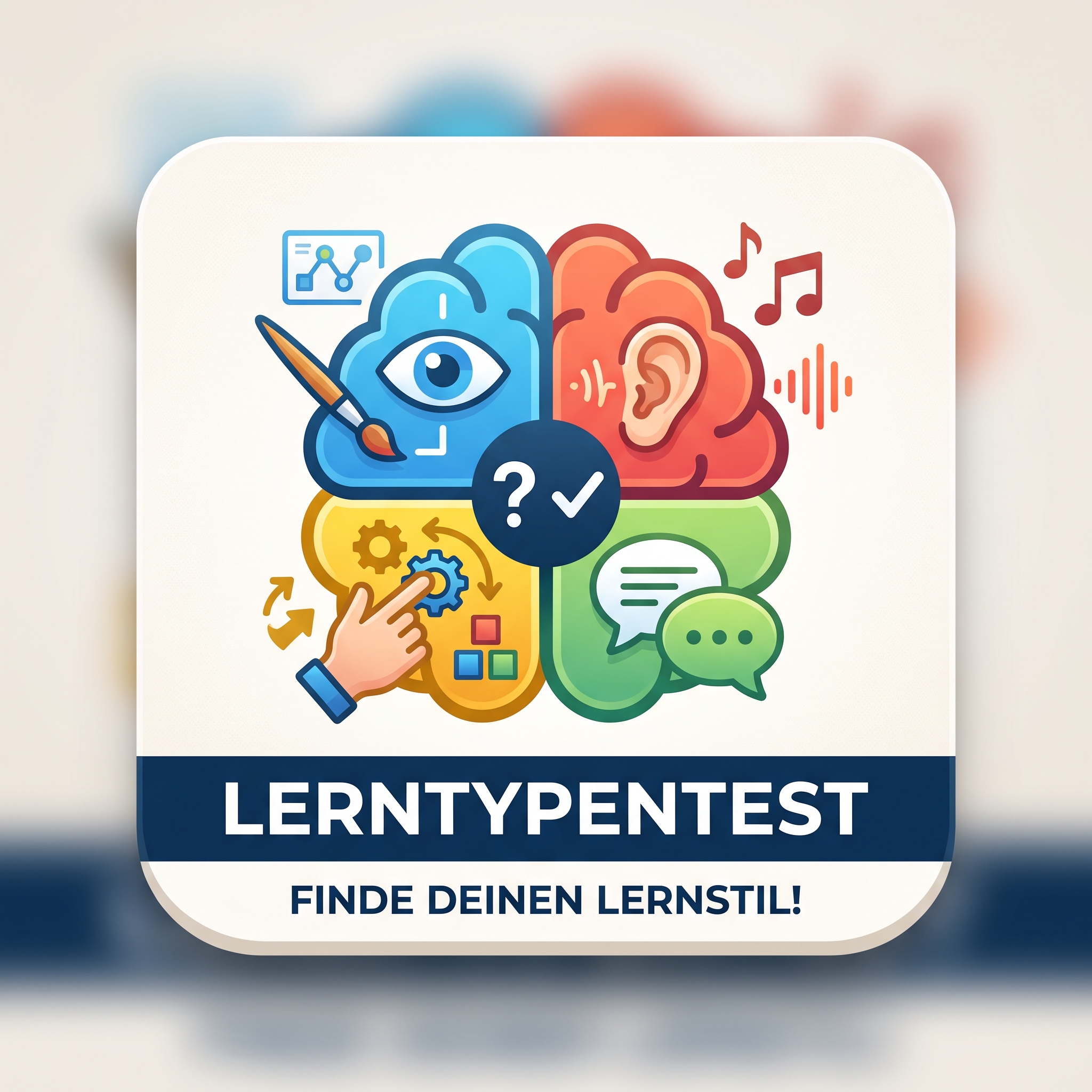 Lerntypentest Grafik